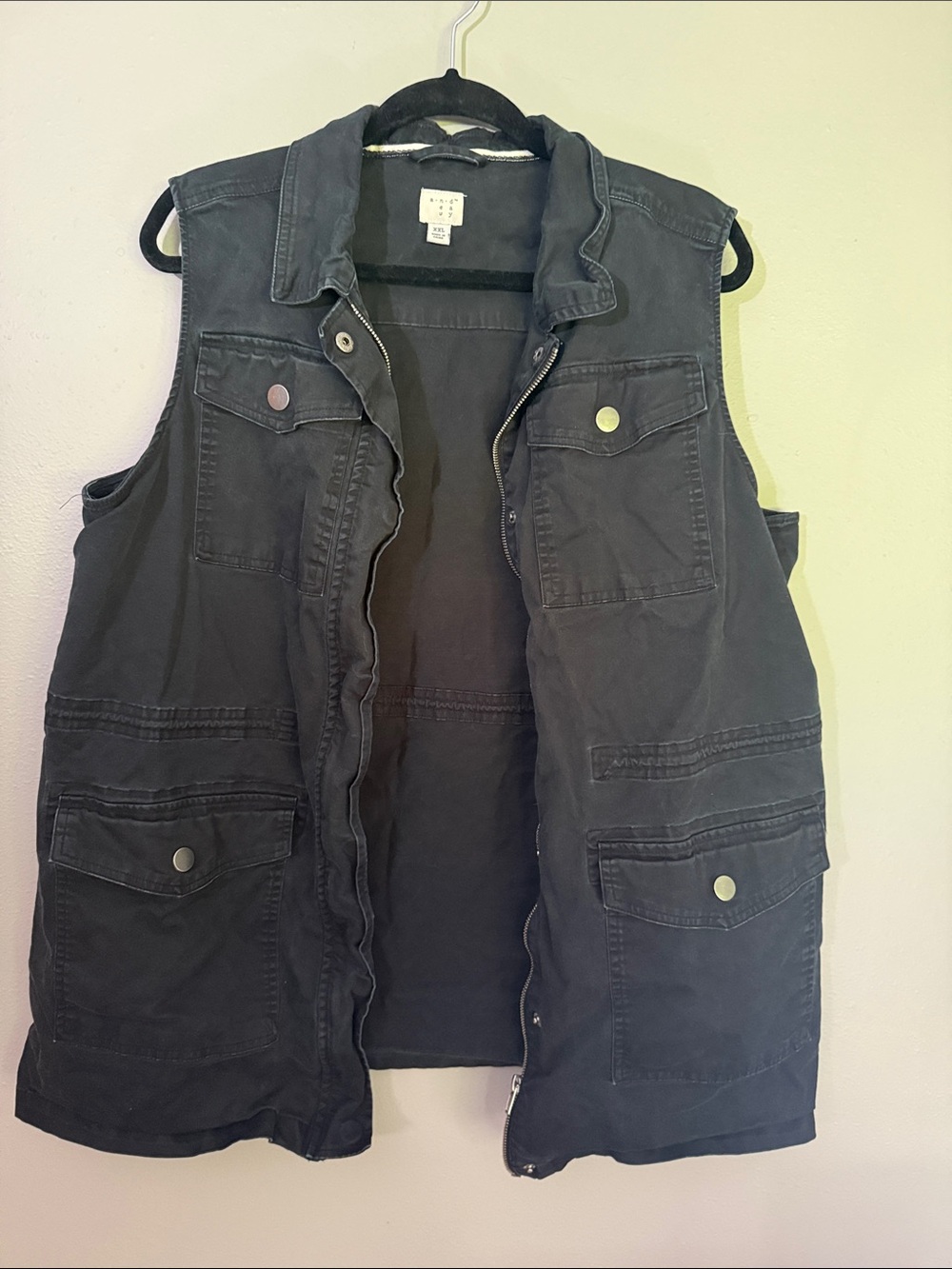 a new day Black Utility Vest